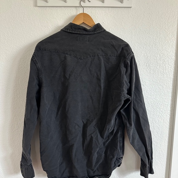 Western casual button up in black from Taylor stitch - Picture 2 of 2